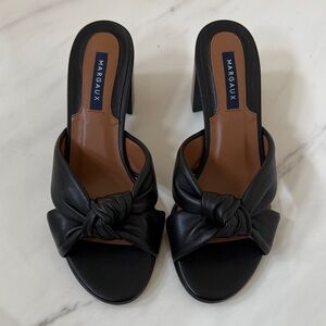 Margaux Black Knotted Heels